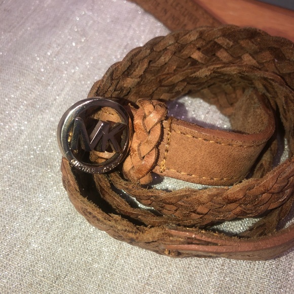 Michael Kors Brown Genuine Leather Trend Belt - Picture 2 of 6